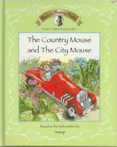 classics for beginning readers the country mouse and the city mouse
